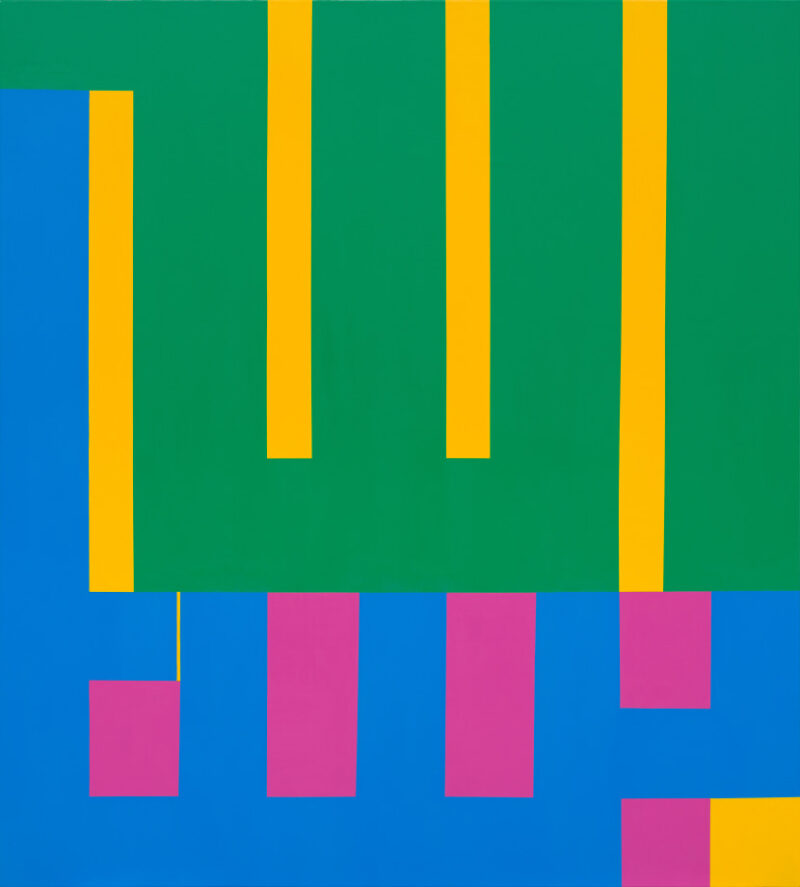 A Rasheed 2 Image 12- Rasheed Araeen, “Bismillah 2B,” 2022. Acrylic on canvas ...